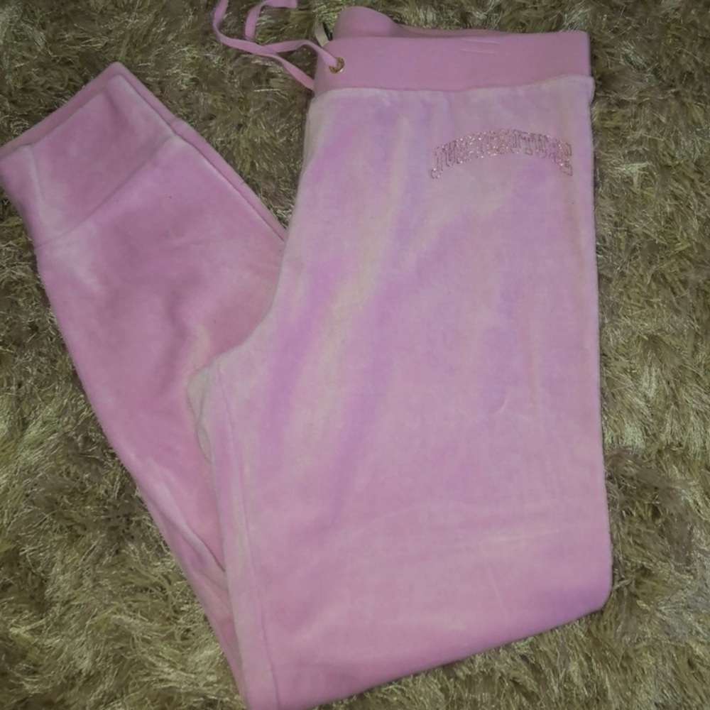 Juicy couture velour cropped sweatpants